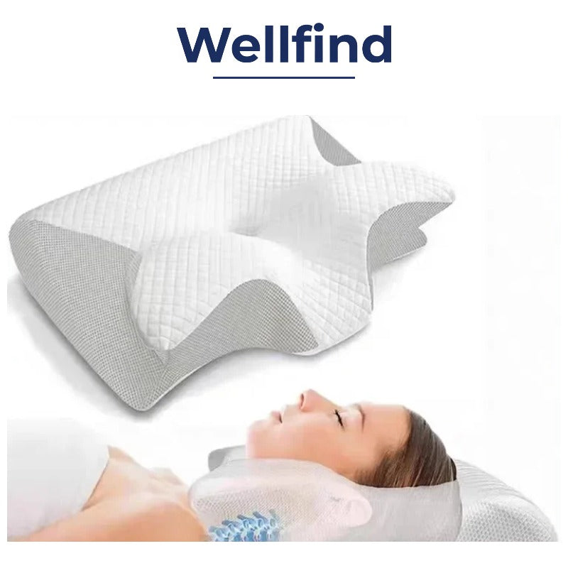 Wellfind vlinderkussen memory foam
