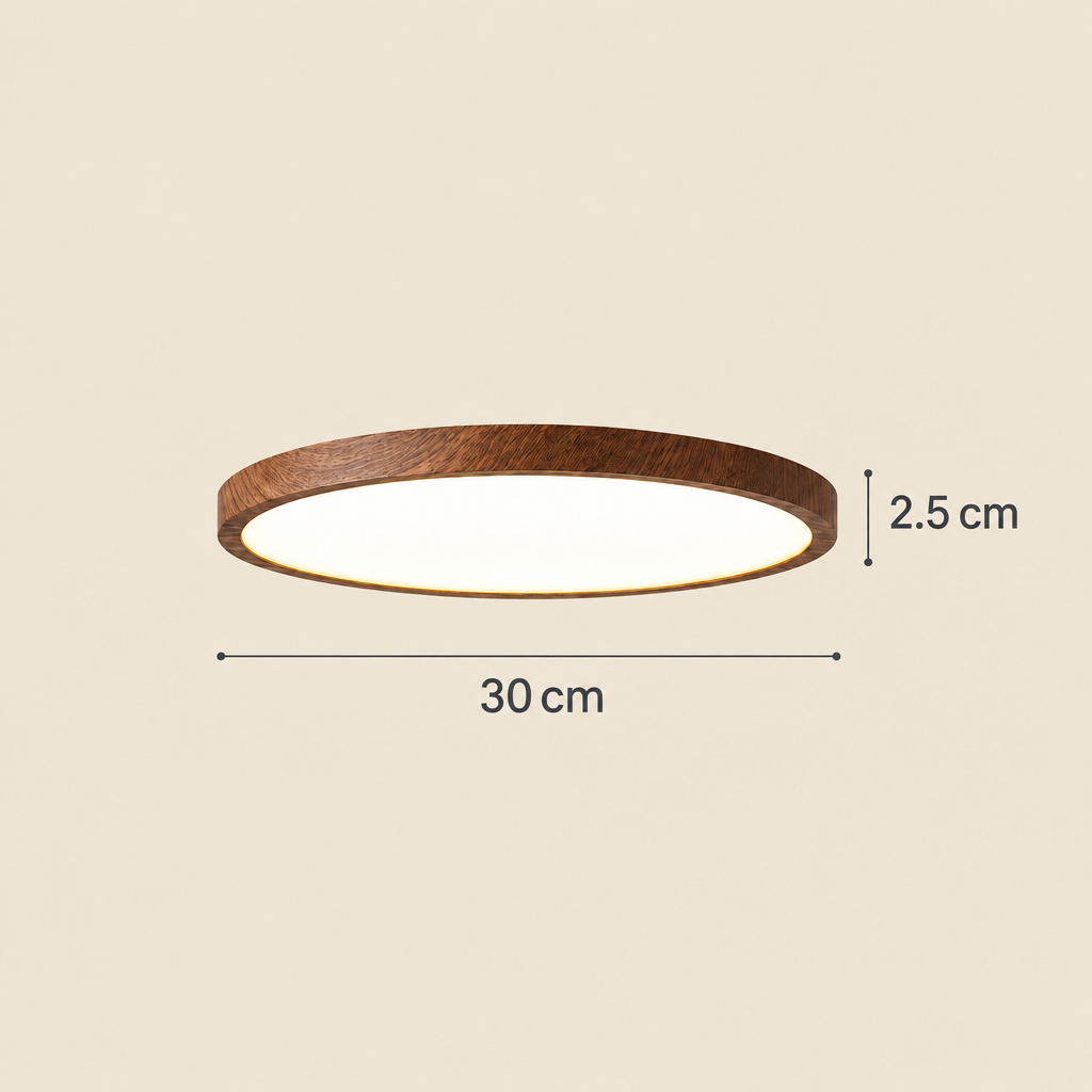 Ultra-slim LED ceiling light dimensions