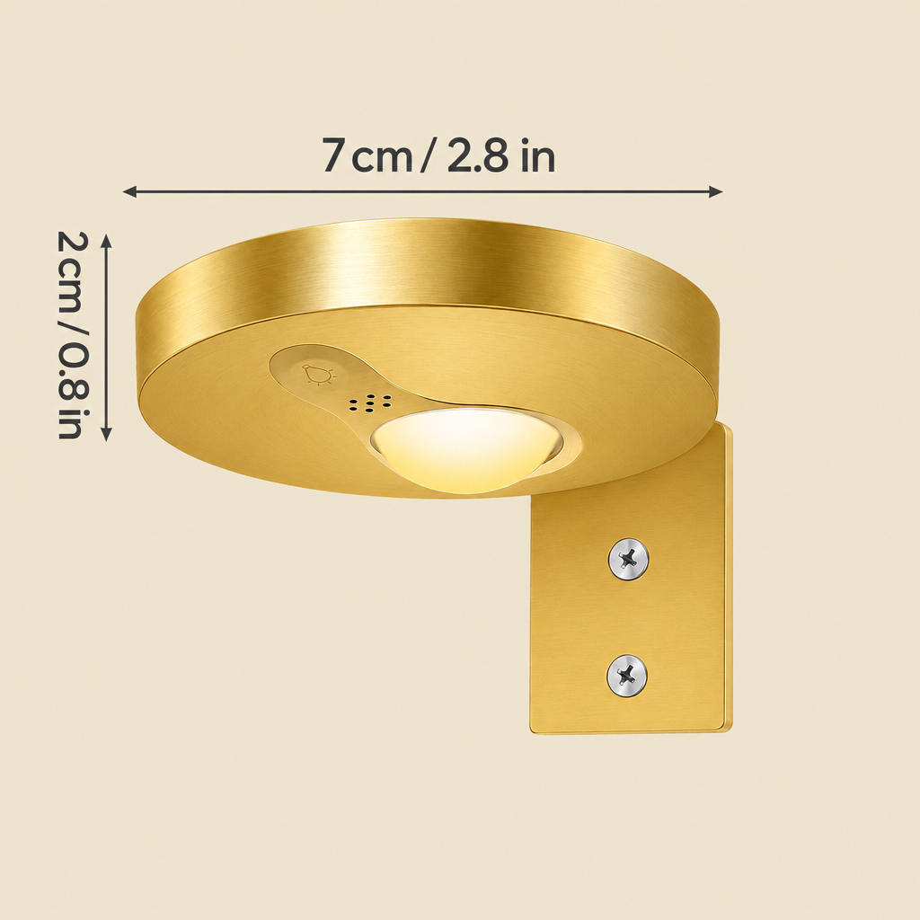 Picture light dimensions